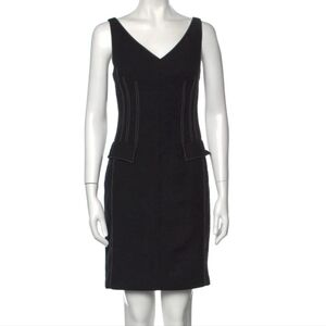 DAVID MEISTERV-Neck Mini Dress